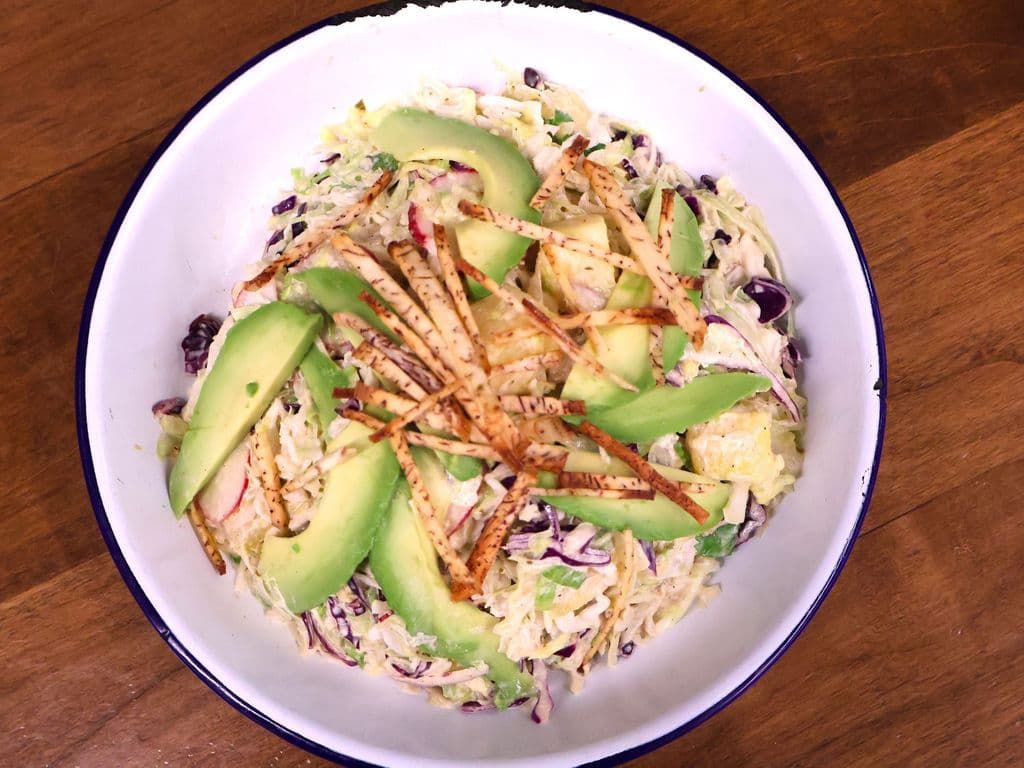 Crunchy Pineapple & Avocado Salad