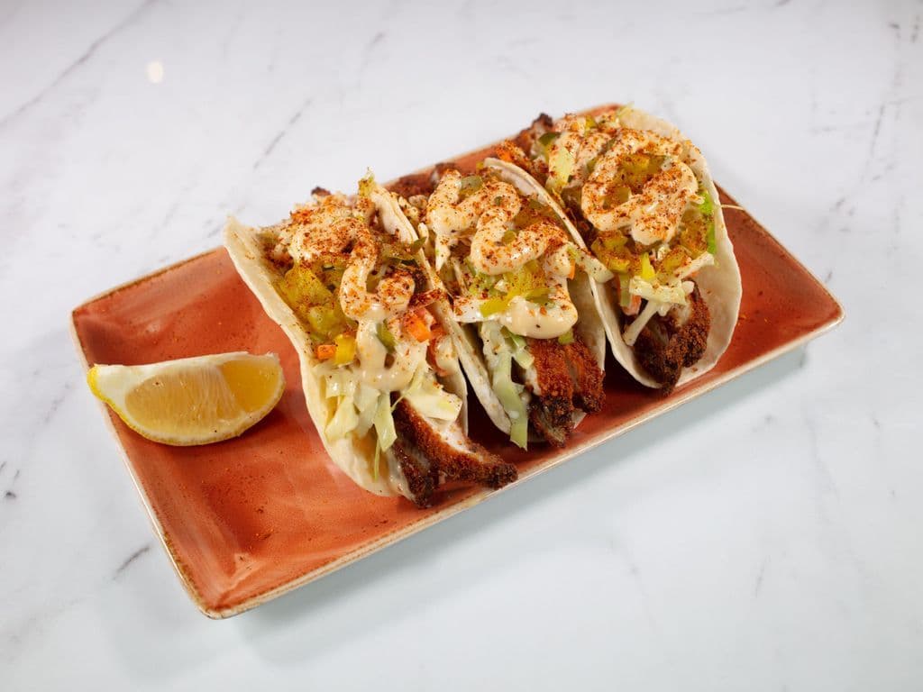 FRIED CHICKEN  TACOS