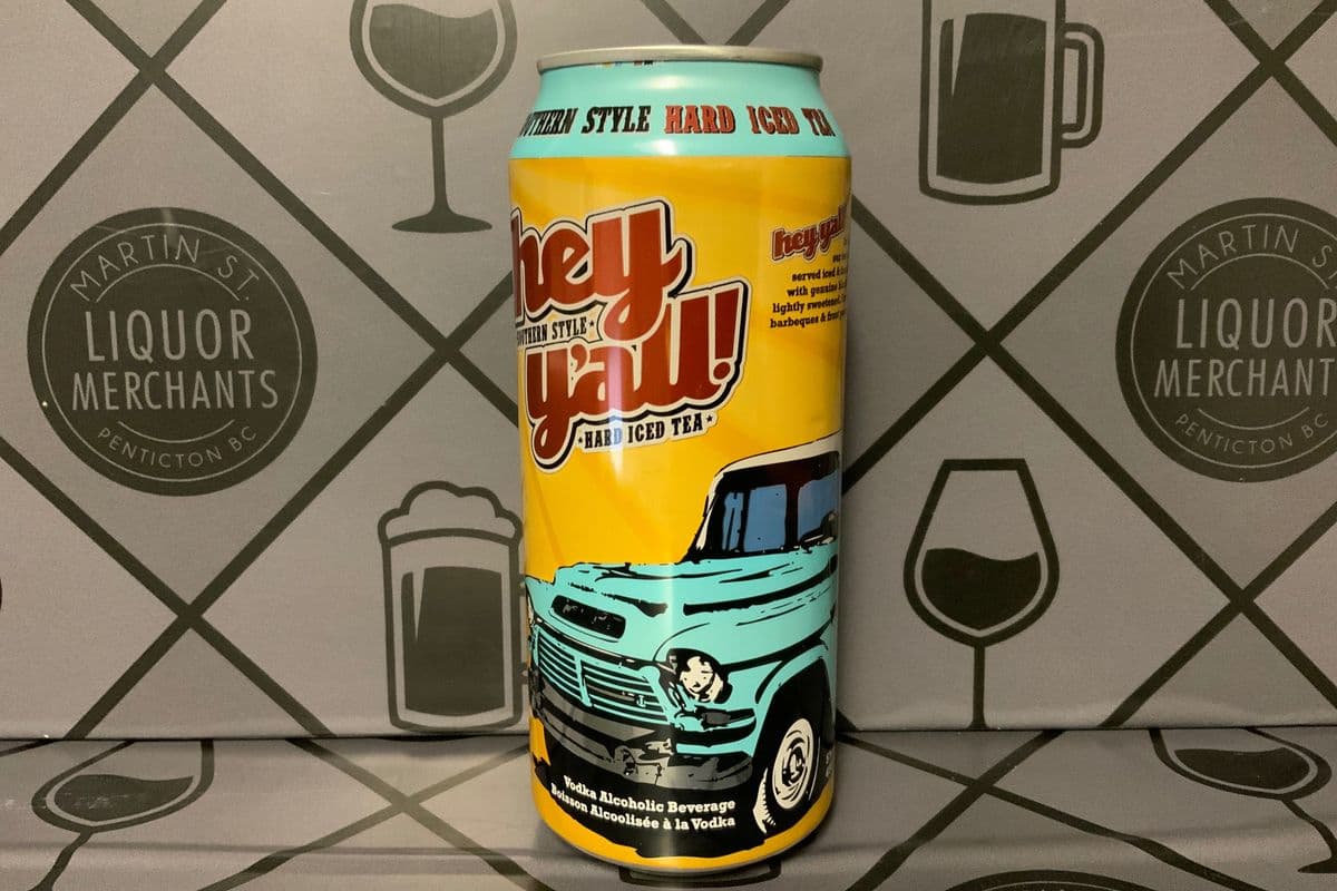 HEY Y'ALL HARD ICED TEA (1 x 473ml Can)