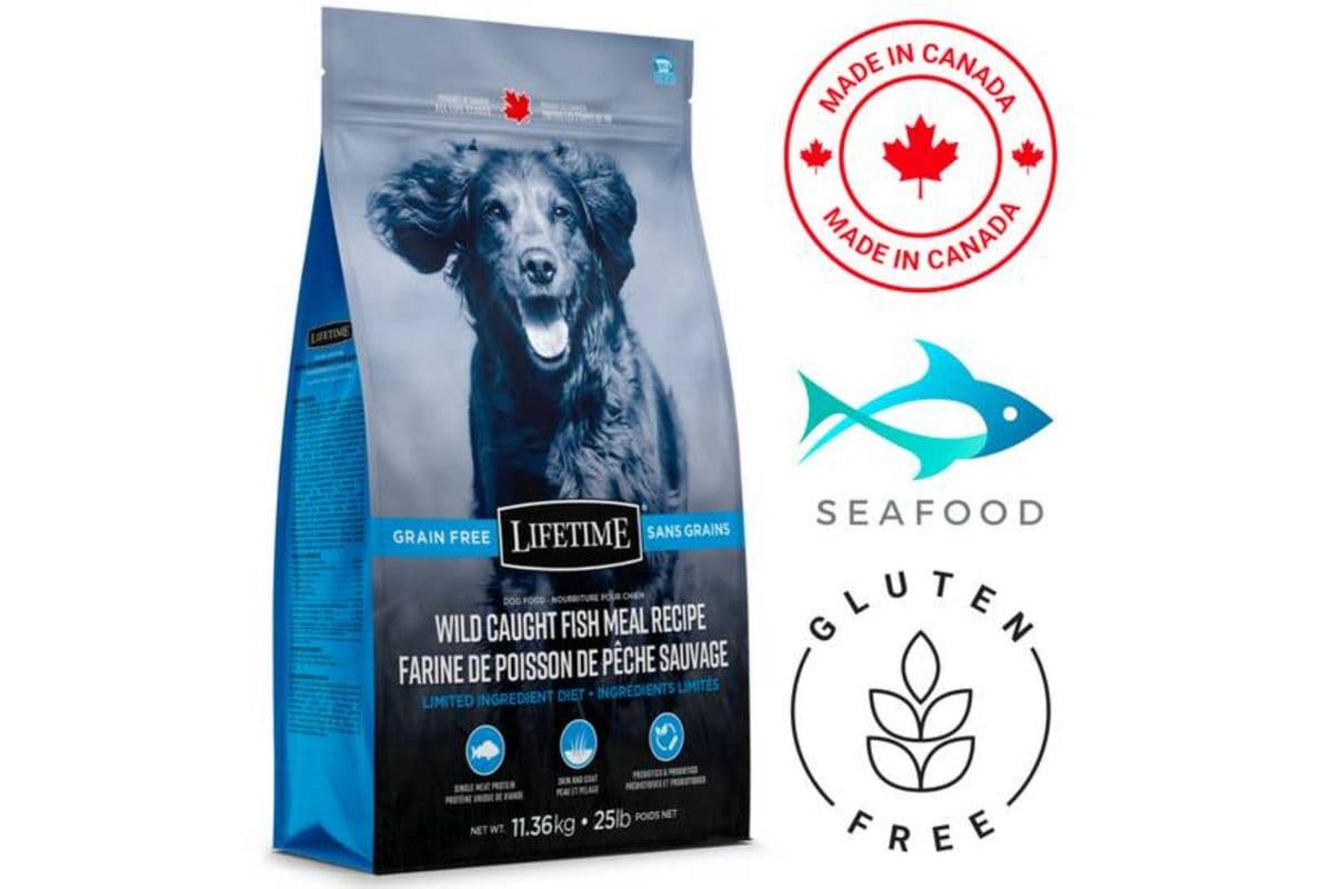 Lifetime - Grain-Free Wild Caught Fish Dog Food (11.36 kg)