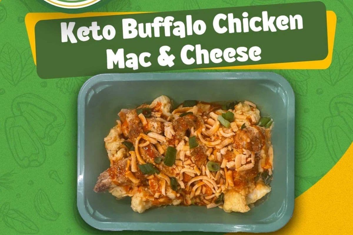 Keto Buffalo Chicken Mac & Cheese