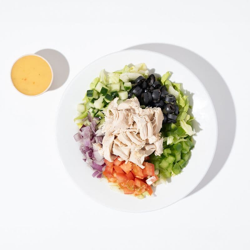 Salade jardinière avec poulet / Garden Salad with Chicken