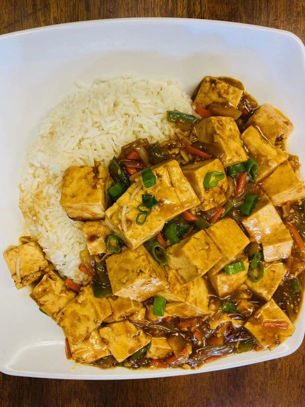 6. MaPo Tofu and Steam Rice