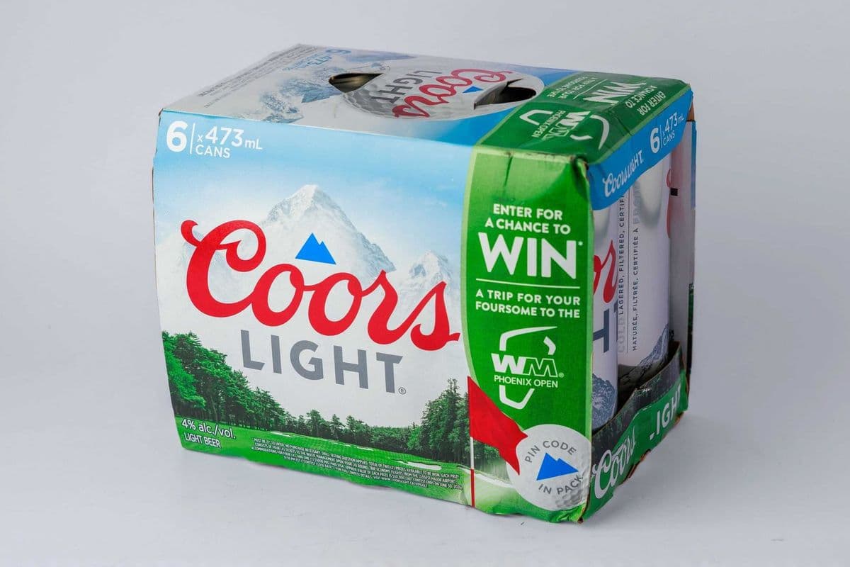 Coors Light 6 Pack (1 x 473ml)