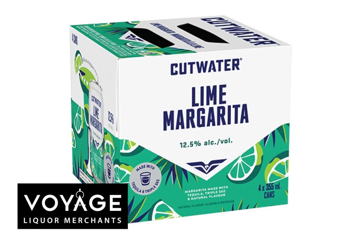 Cutwater Spirits Lime Margarita (4 x 355 ml)
