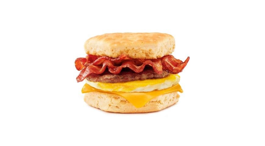 Sausage & Bacon Breakfast Sandwich