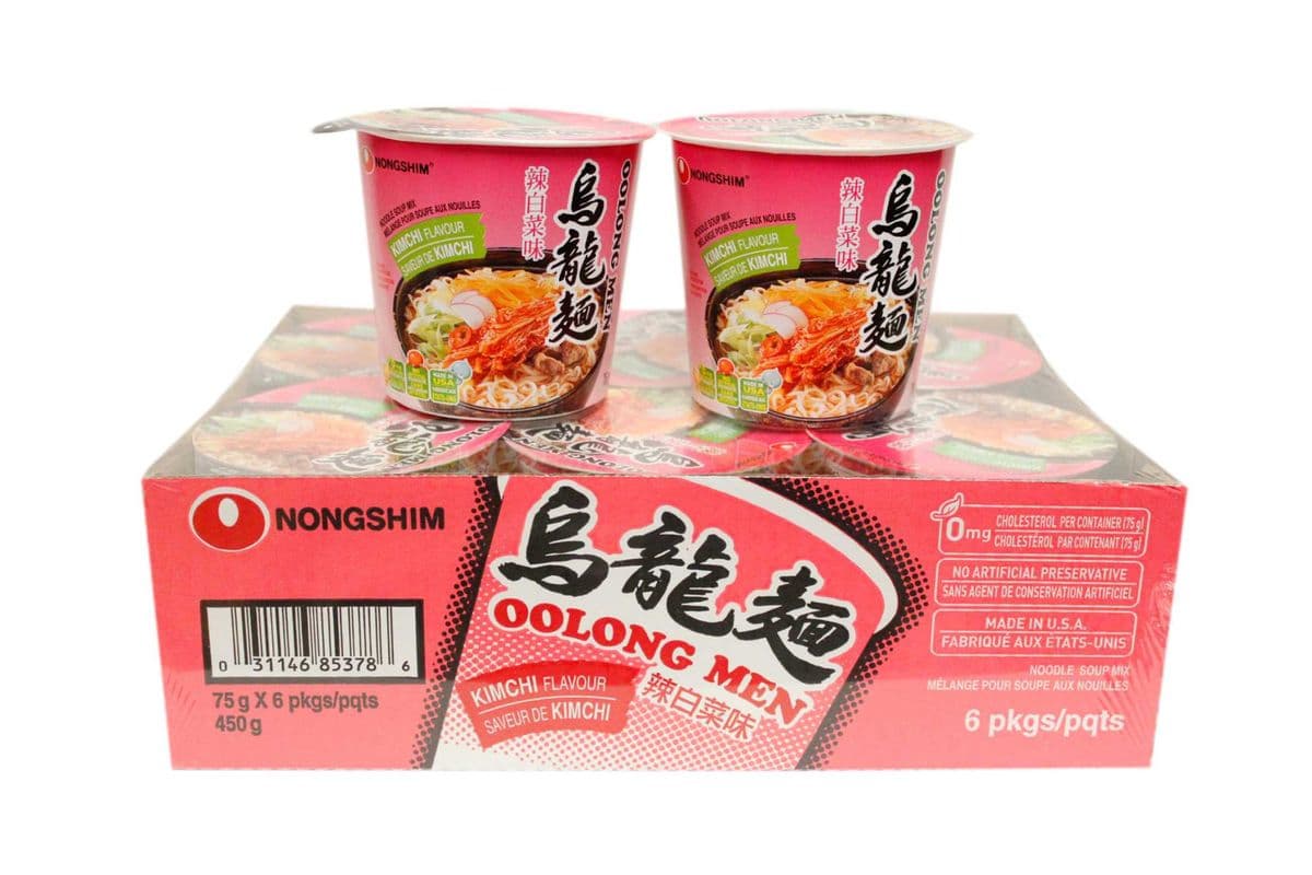 Nong Shim Instant Kimchi Cup Noodle (6x75 gm)