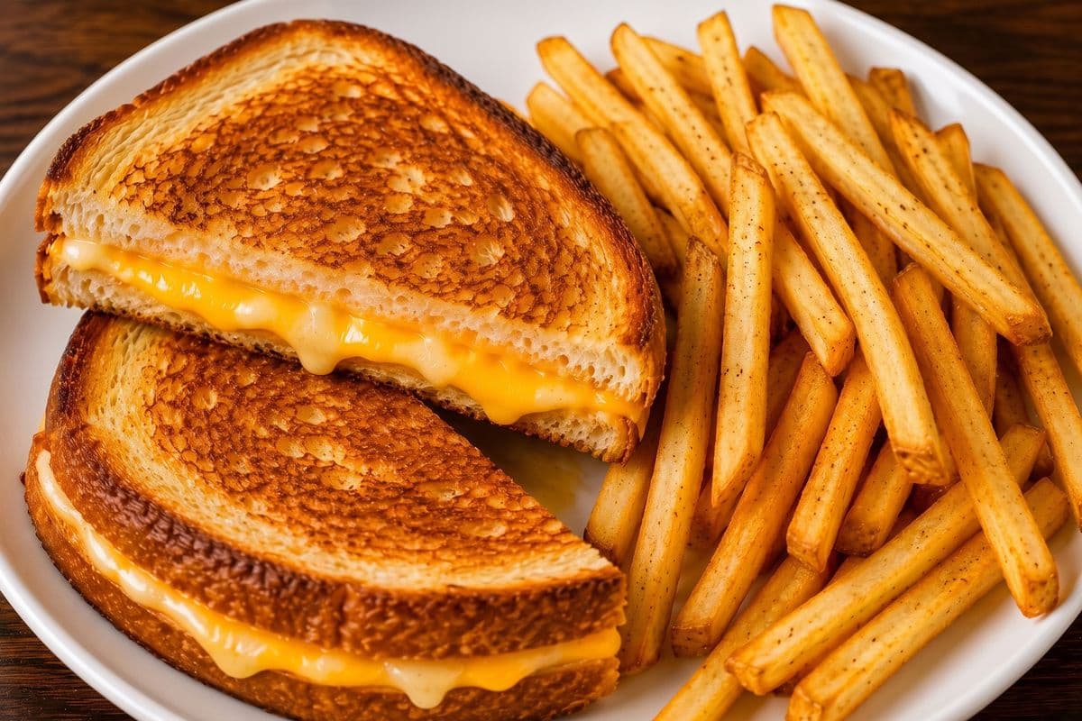 GRILLED CHEESE & FRIES