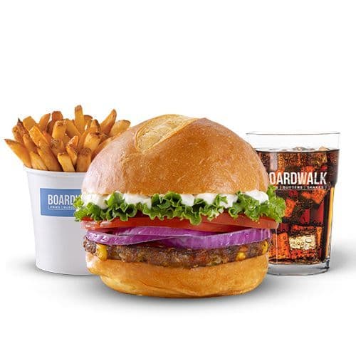 Organic Veggie Burger Combo