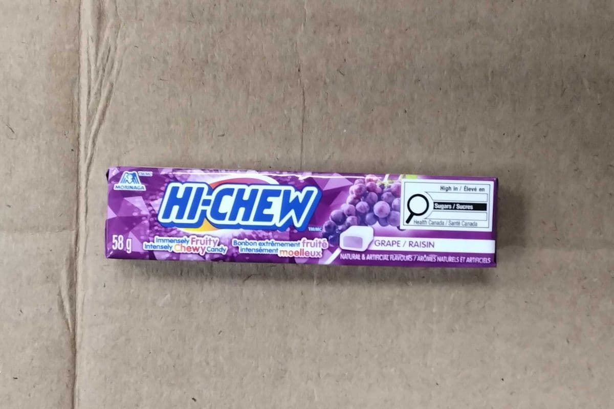 Hi chew grape.
