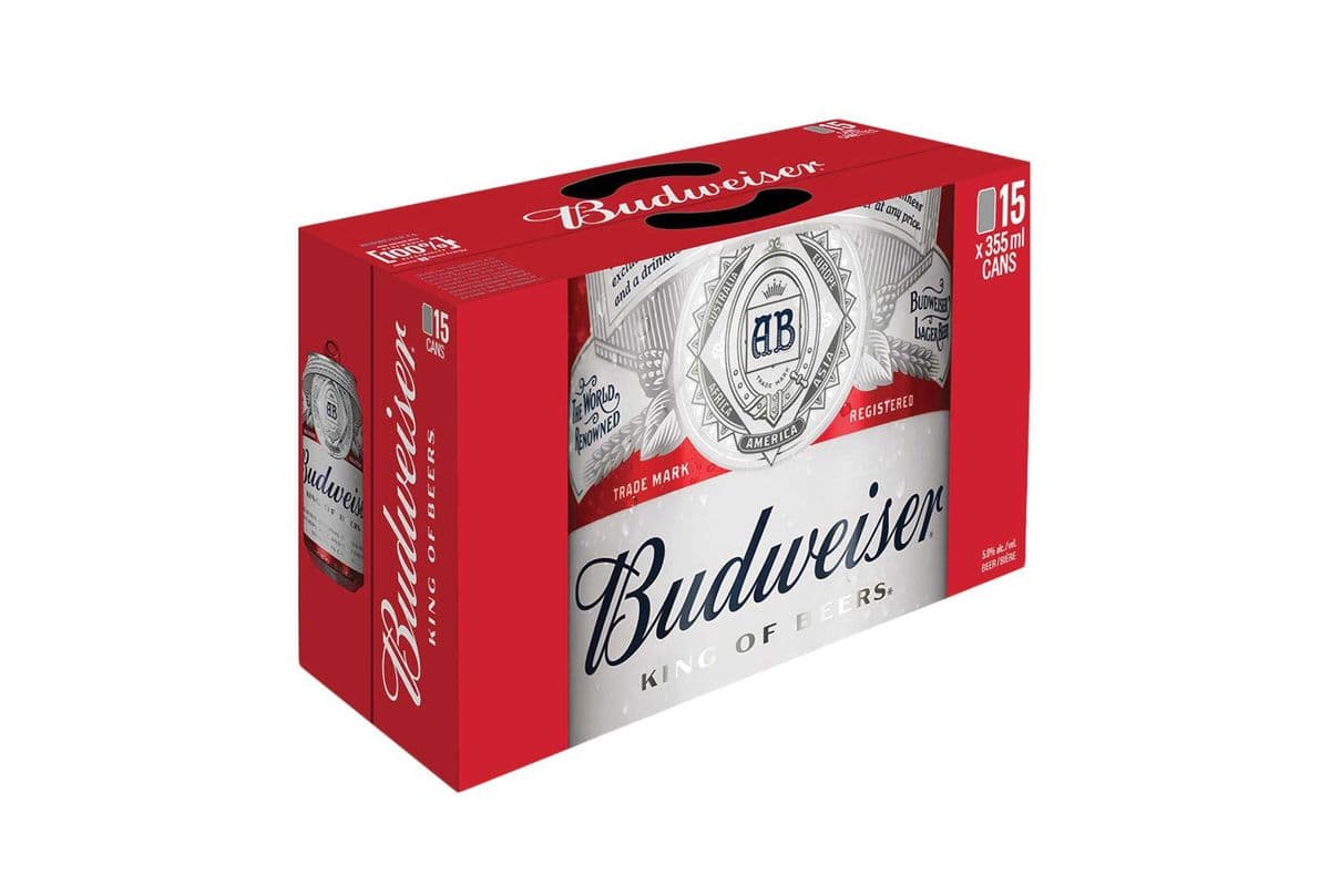 Budweiser (15 x 355 ml Cans)