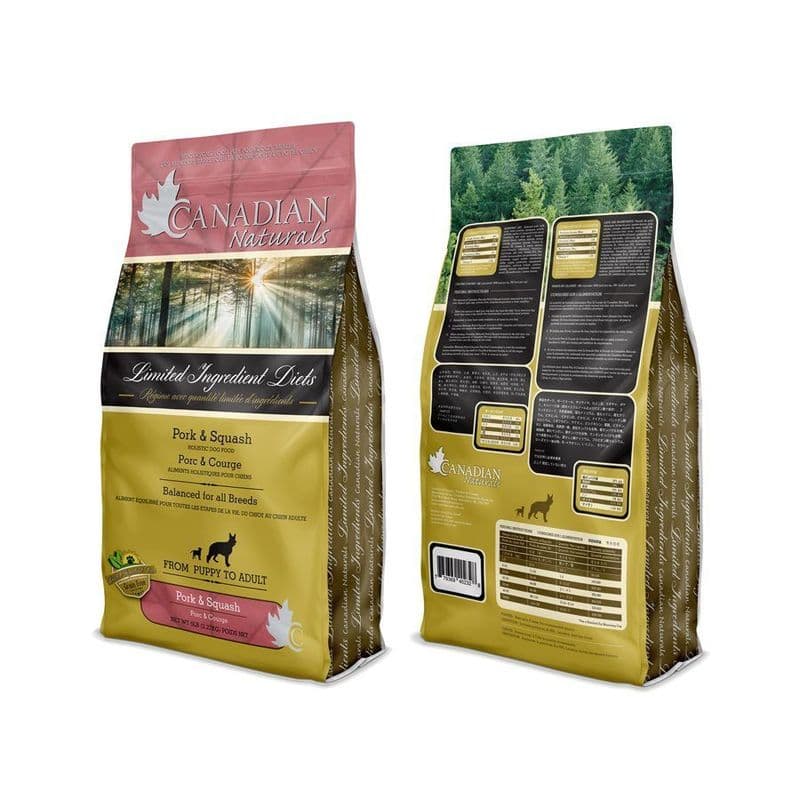 Canadian Natural Dog Limited Ingredient Diet Pork & Butternut Squash 12LB