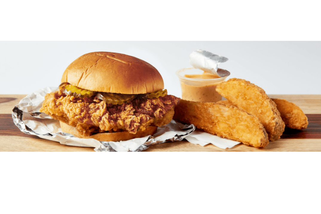 Fried Chicken Sandwich (with small side)