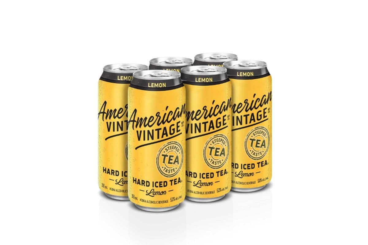 AMERICAN VINTAGE HARD ICED TEA LEMON (6 x 355ML)