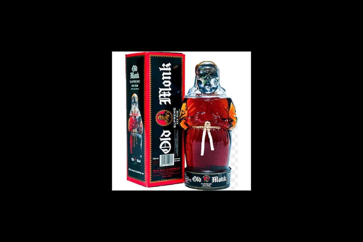 OLD MONK RUM - SUPREME RUM - 750ML (1 x 750ML)