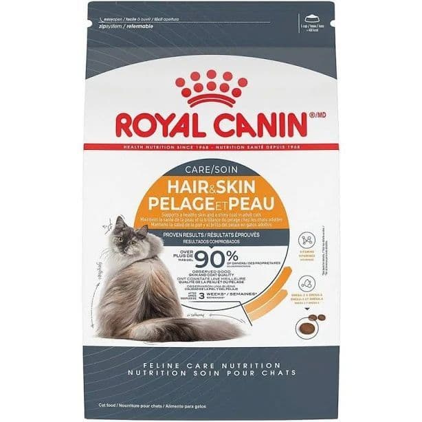 Royal Canin Feline Care Nutrition Hair & Skin Care Adult Cat 6 Lb
