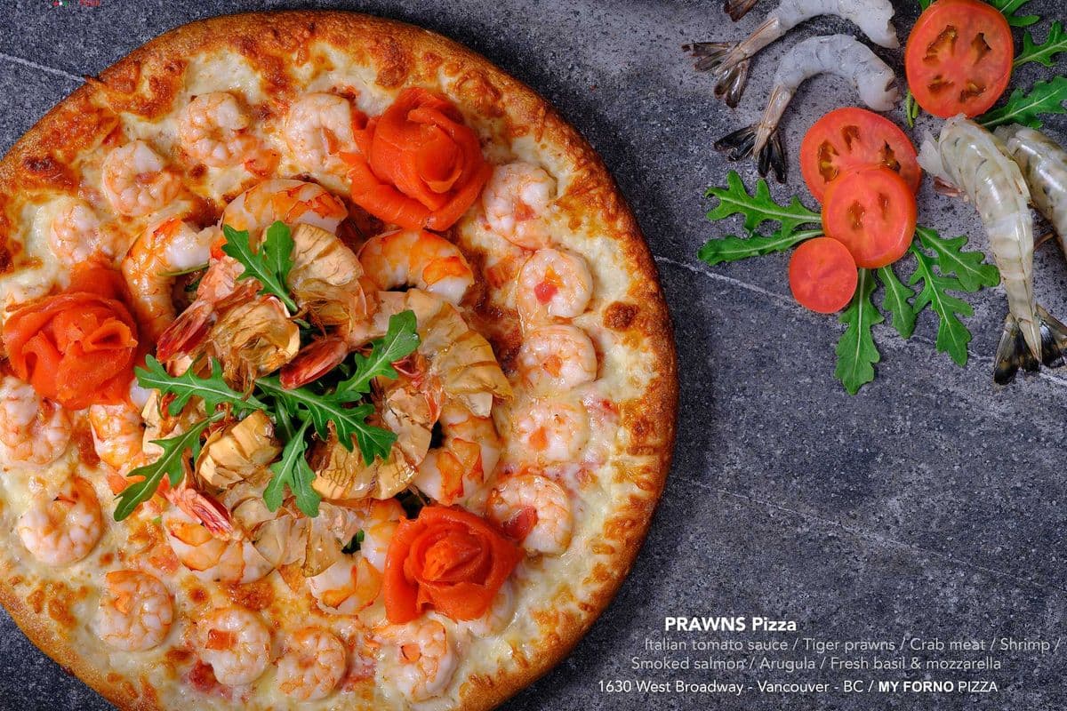 Atlantic Pizza (Prawns Pizza)-Only One Size 12" (14'' Large)