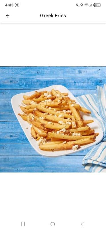 Large Greek Fries