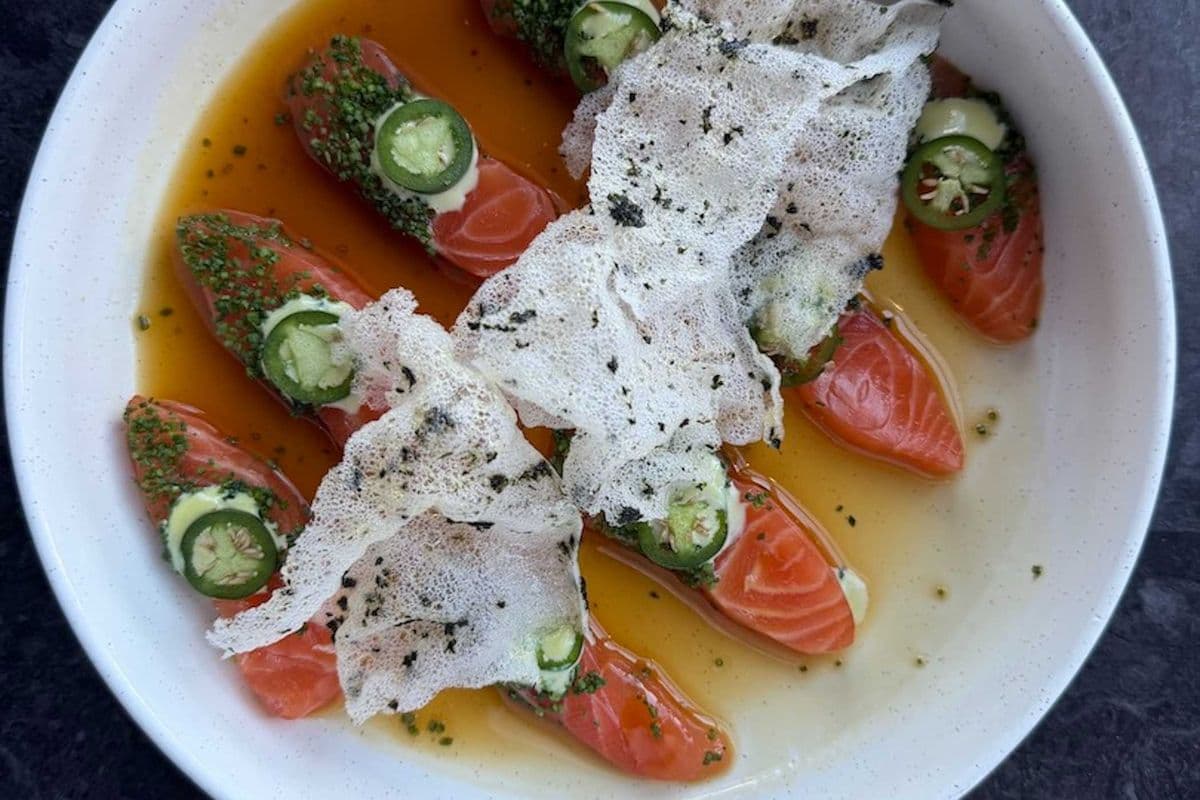Salmon Crudo