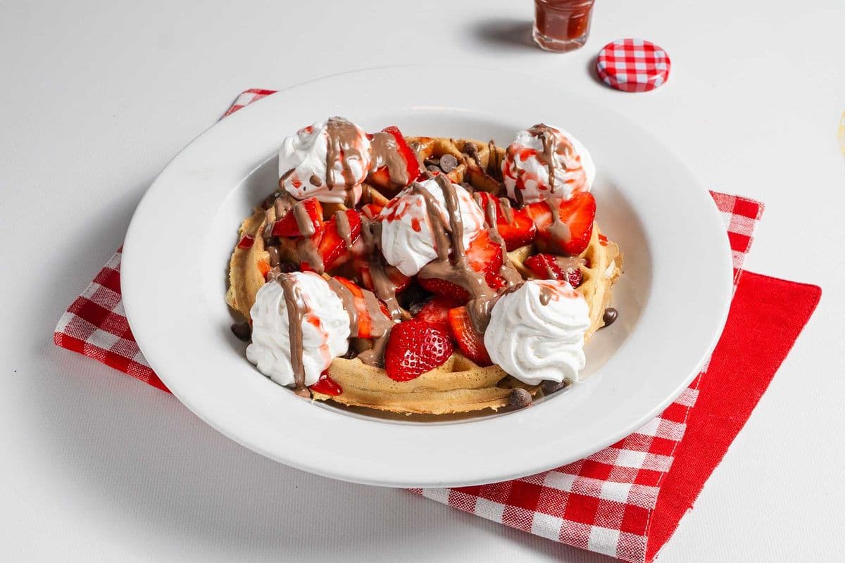 Strawberry Chocolate Waffle