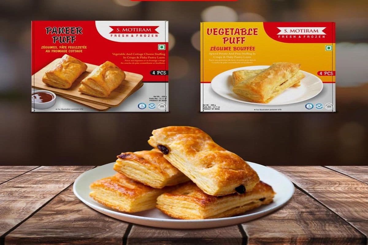 Veg Puff Pastry (4 pcs)