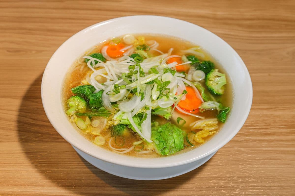 40. Wonton and Vegetable Soup