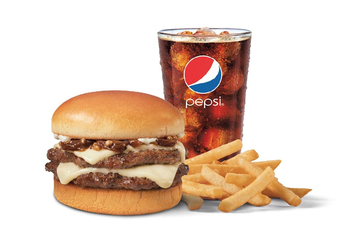 Double Mushroom Cheeseburger Combo