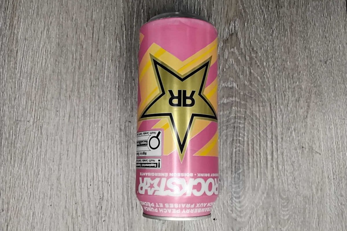 Rockstar strawberry peach punch (473ml)