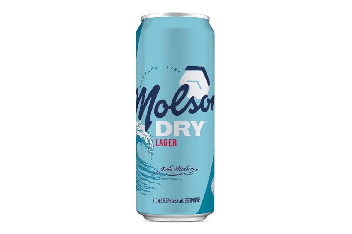 Molson Dry (1 x 710 ml Can)
