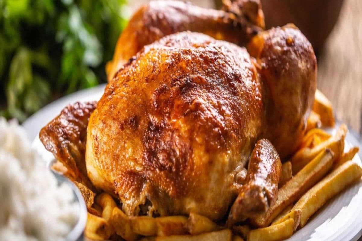 Whole chicken with 2 sides