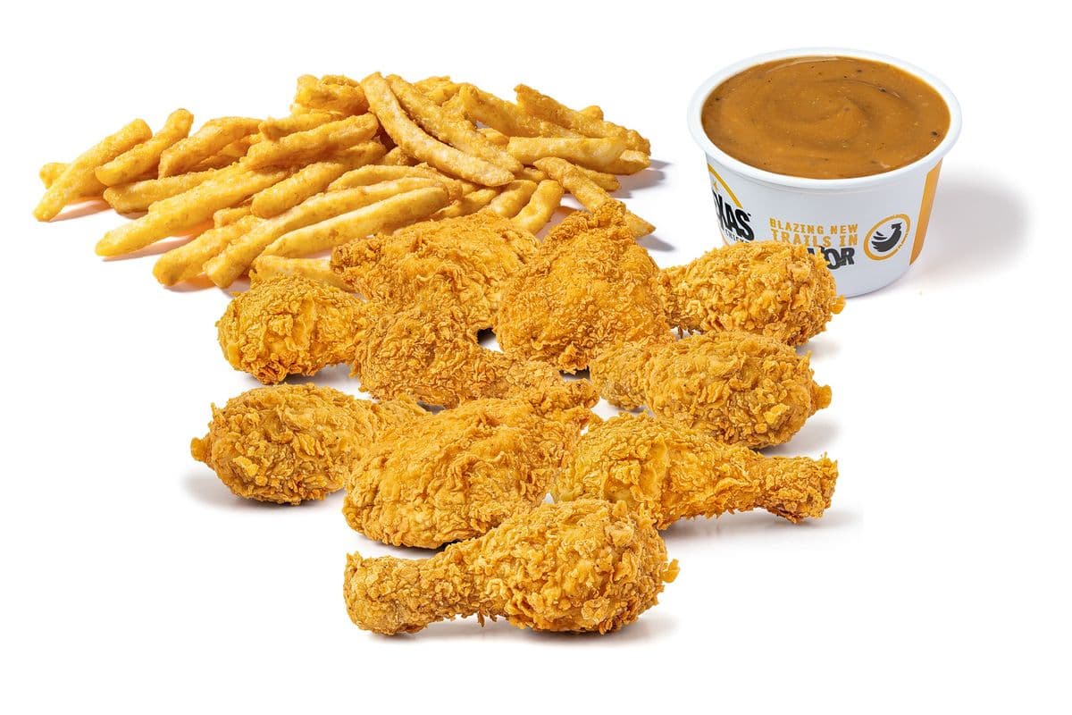 10-Piece Chicken Big Crunch Party Pack with Large Gravy & Large Fries