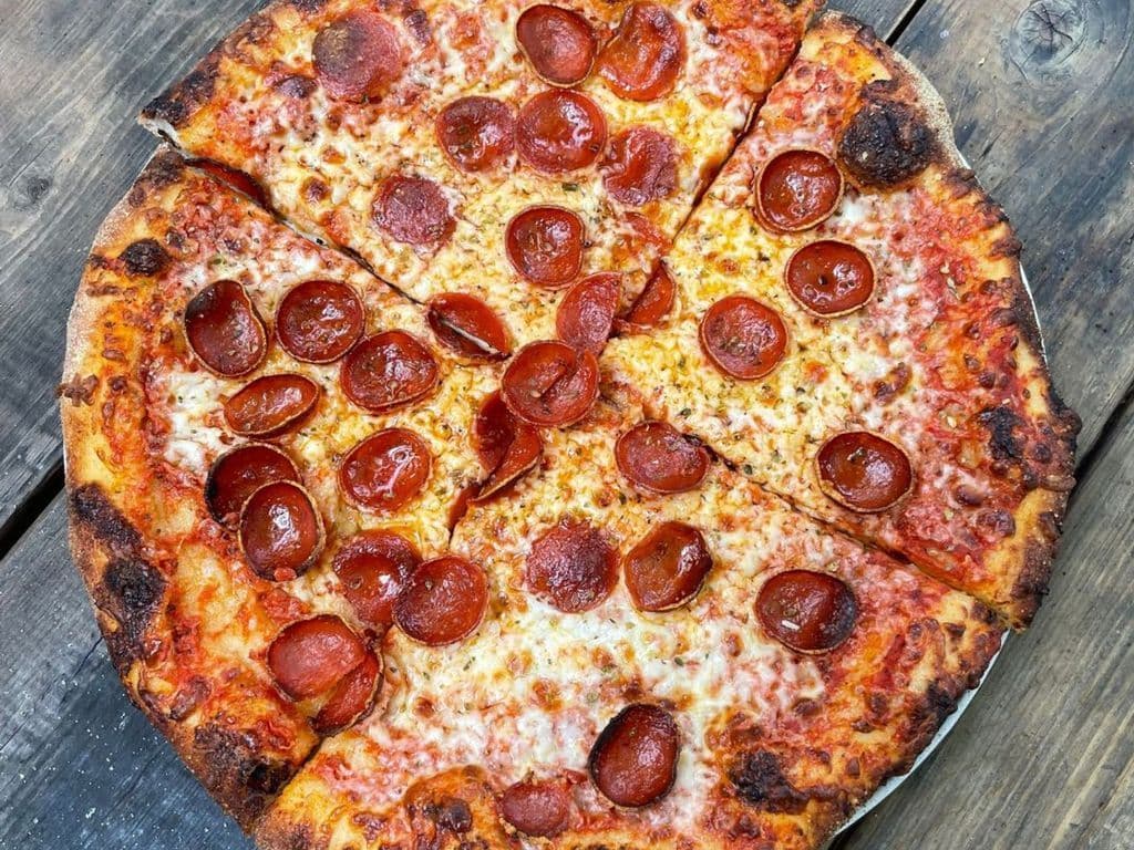 Old School Pepperoni Pizza