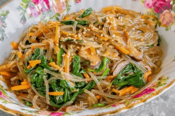 Japchae- Korean Glass Noodle (V) (잡채)