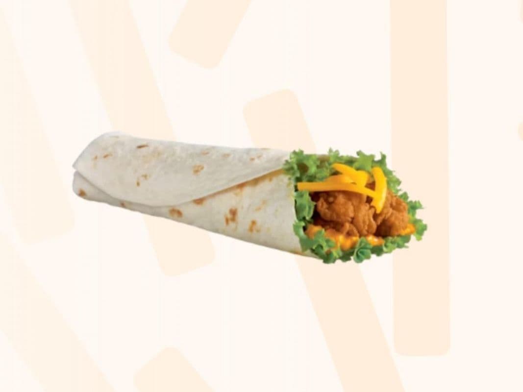 NEW Crispy Flamethrower Chicken Wrap 