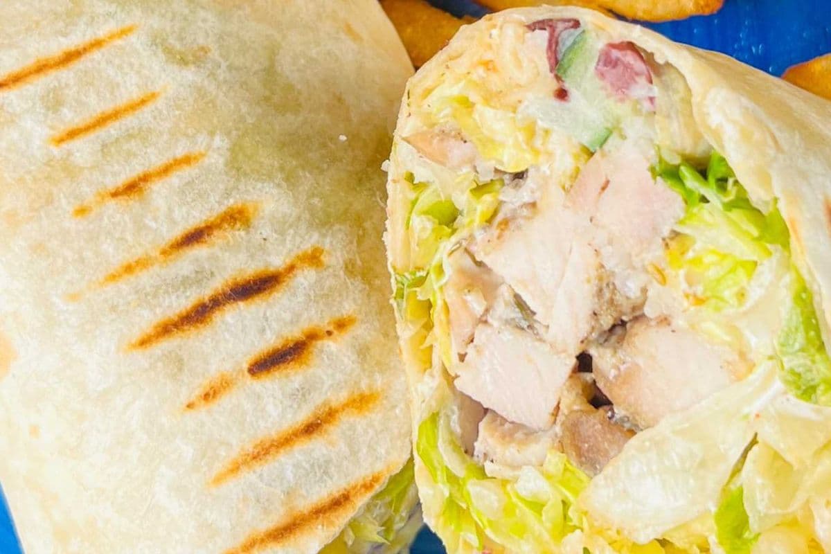 Chicken Souvlaki Wrap