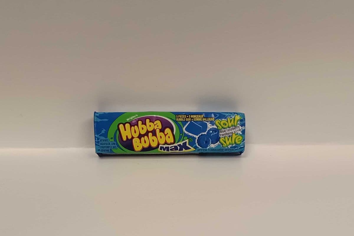 Hubba Bubba Max - Sour Blue Raspberry (5 Pieces)