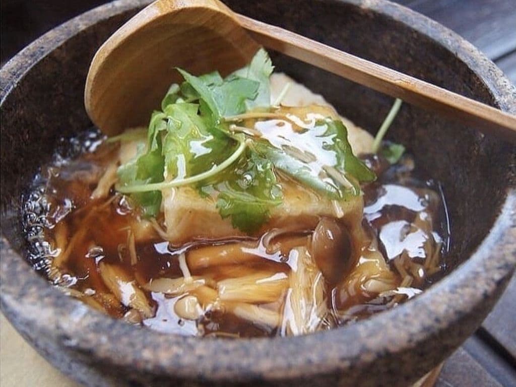 Sizzling Agedashi Tofu