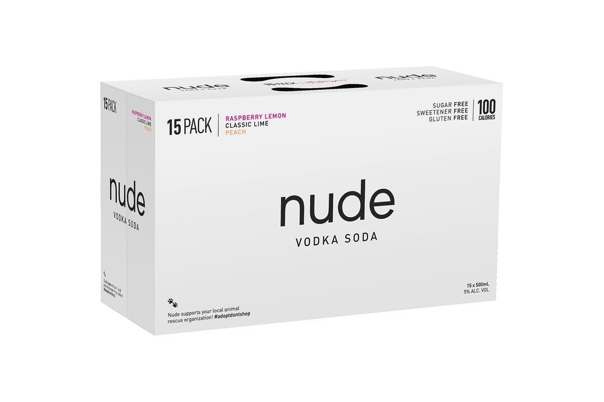 Nude Vodka Soda Mixer (15 Pack)