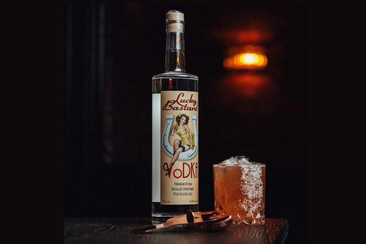 Lucky Bastard Premium Vodka 750ML (1 x 750 ml)