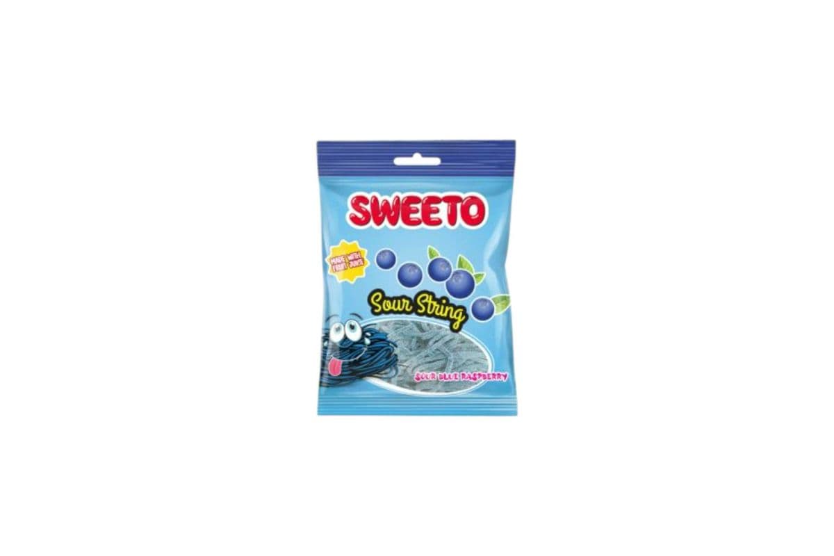BOGO - SWEETO SOUR STRING BLUE RASPBERRY (80) (150 Cal)