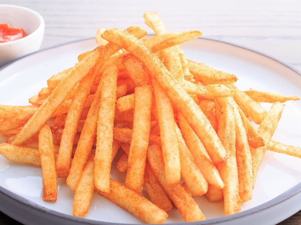 Consomme Garlic Shoestring Fries