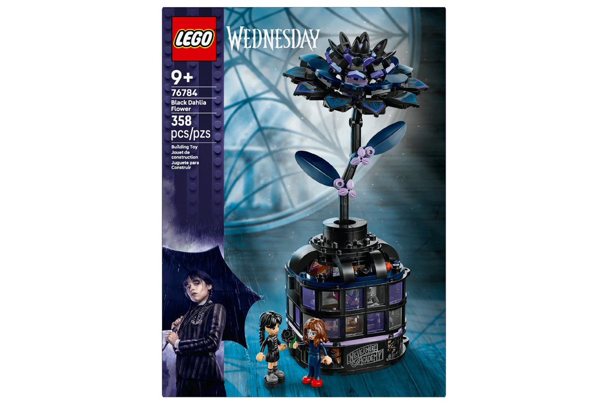 LEGO Wednesday Black Dahlia Flower (76784)
