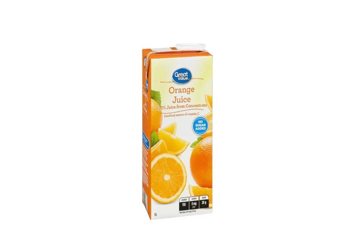 Great Value Orange Juice (1 L)