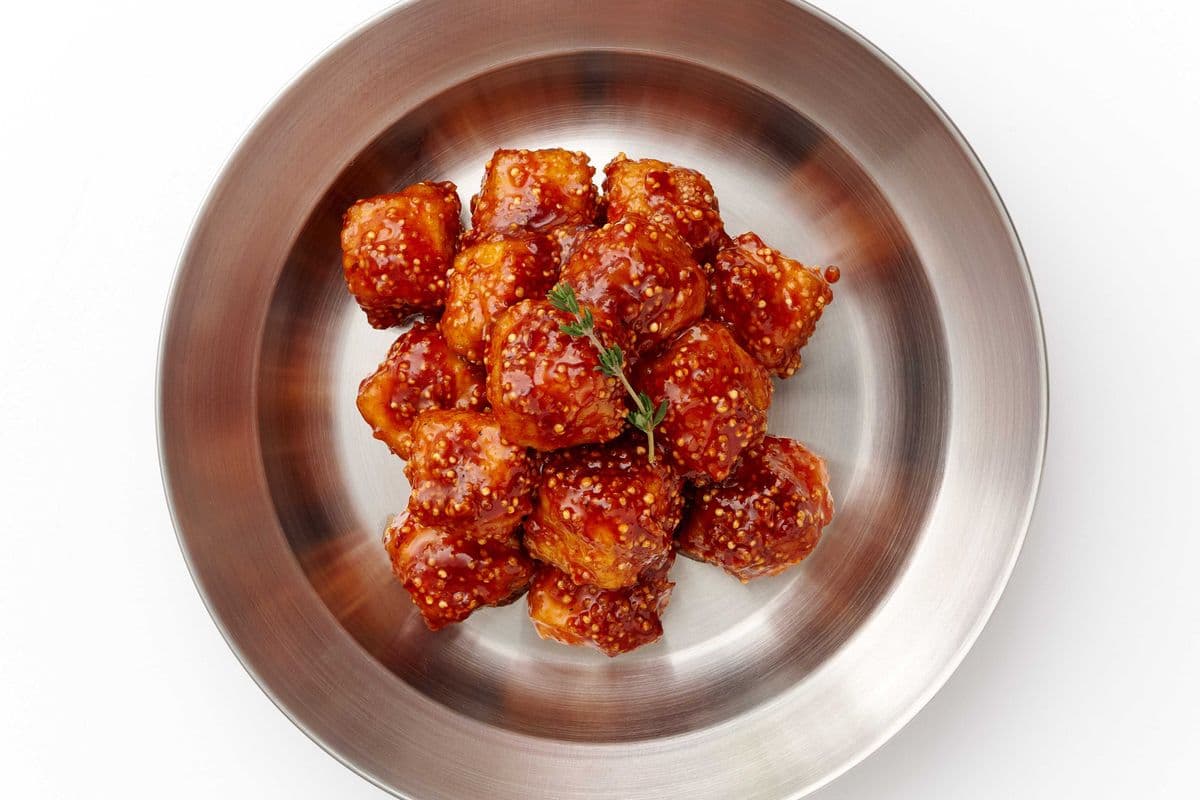*NEW* (Vegan)Crispy deep-fried Tofu with Korean Sweet&Spicy sauce