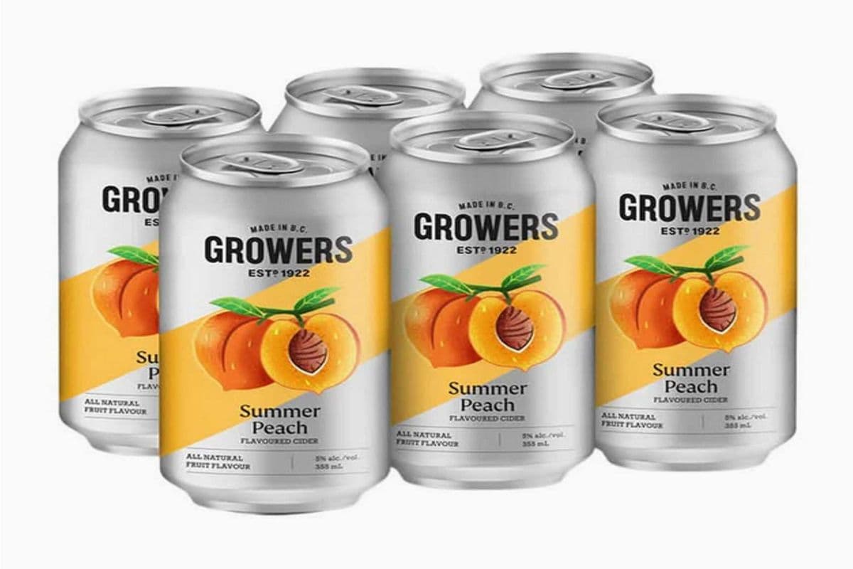 GROWERS PEACH (6 x 355ML)