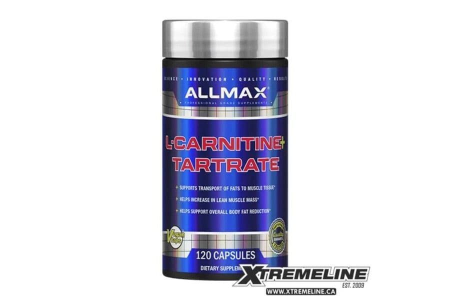 Allmax Nutrition L-Carnitine + Tartrate, 120 Capsules