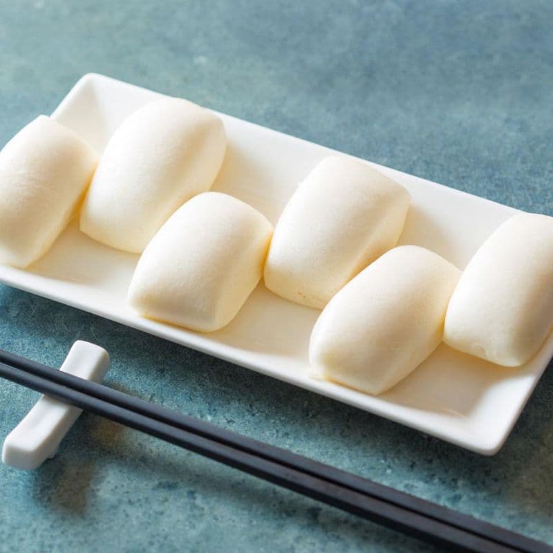 Steamed Plain Bun 蒸饅頭