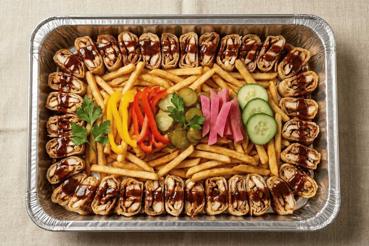 Mix Arabic Shawarma Platter (Feeds 10)