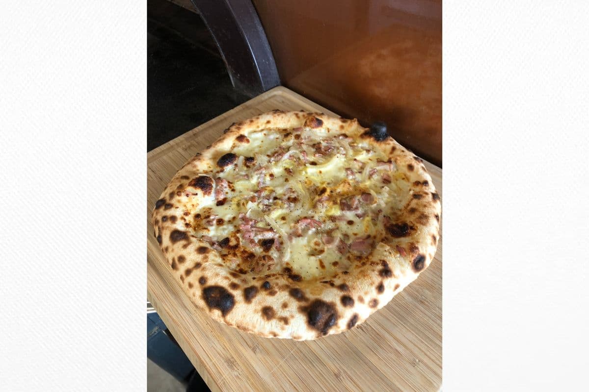 12" Carbonara Pizza