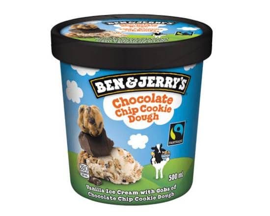 Ben and Jerry's Chocolate Chip Cookie Dough Ice Cream